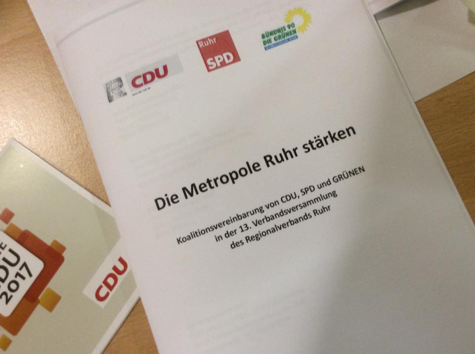 Einstimmiges Votum für Koalitionsvertrag zwischen CDU, SPD und Grünen (Foto: CDU Ruhr)